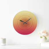 Art Deco Große Wanduhr (Zuhause)