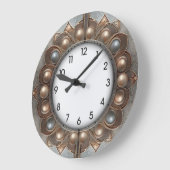 Art Deco Große Wanduhr (Winkel)