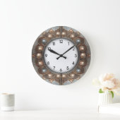 Art Deco Große Wanduhr (Zuhause)