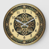 Art Deco Große Wanduhr (Vorderseite)