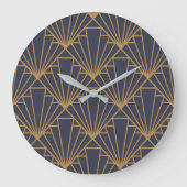 Art Deco Große Wanduhr (Vorderseite)