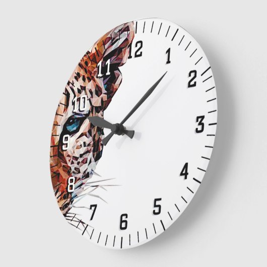 Art Deco Große Wanduhr (Winkel)