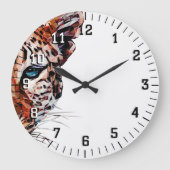 Art Deco Große Wanduhr (Vorderseite)