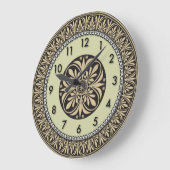 Art Deco Große Wanduhr (Winkel)