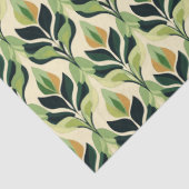 Art Deco Grünblatt-Tissue-Papiere Seidenpapier (Detail)