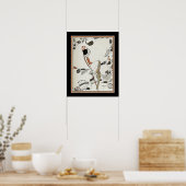 Art Deco/Grunge der 20er Jahre Poster (Küche)