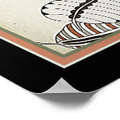 Art Deco/Grunge der 20er Jahre Poster (Ecke)