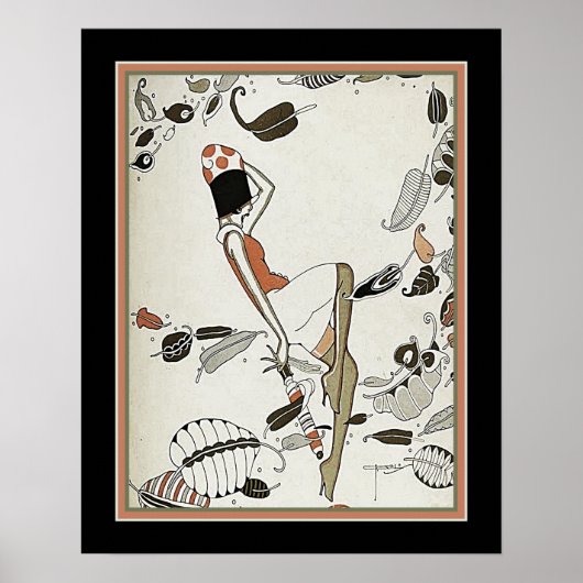 Art Deco/Grunge der 20er Jahre Poster (Vorne)