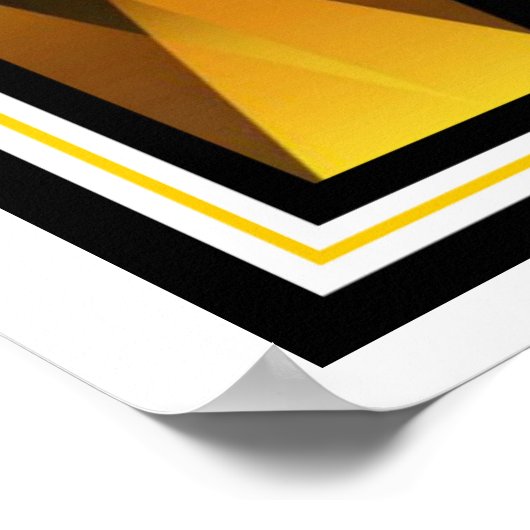 Art Deco Hades Poster 12 x 16 (Ecke)