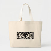 Art Deco Halloween Bat Tasche (Vorne)