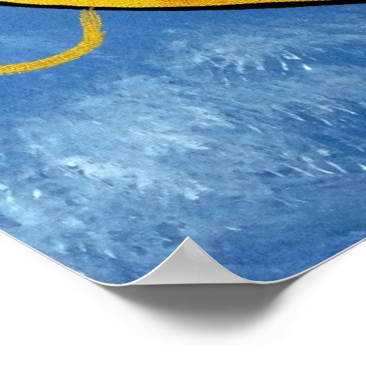 ART DECO HAPPY AND SAD POSTER (Ecke)