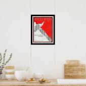 Art Deco Harper's Bazaar 1935 Print 16x20 Poster (Küche)