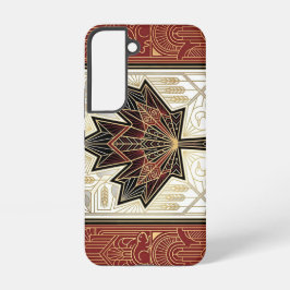 Art Deco Heritage Flag | Canada | 1920s Design Samsung Galaxy Hülle