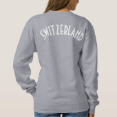 Art Deco Heritage Flag | Switzerland | 1920s Sweatshirt (Rückseite)