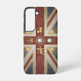 Art Deco Heritage Flag | United Kingdom | Vintage Samsung Galaxy Hülle