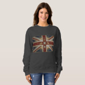 Art Deco Heritage Flag | United Kingdom | Vintage Sweatshirt (Vorne ganz)