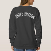 Art Deco Heritage Flag | United Kingdom | Vintage Sweatshirt (Rückseite)