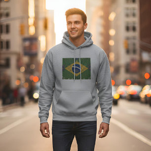 Art Deco Heritage-Flagge Brasilien Stil der 19 Hoodie