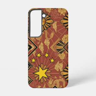 Art Deco Heritage-Flagge China Vintage Samsung Galaxy Hülle