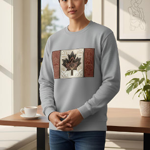 Art Deco Heritage-Flagge Kanada Design der 192 Sweatshirt