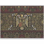 Art Deco Heritage-Flagge | Spanien | Klassischer A Aufkleber (Vorderseite)