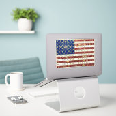 Art Deco Heritage-Flagge | USA-Aufkleber Aufkleber (Laptop auf Schreibtisch)