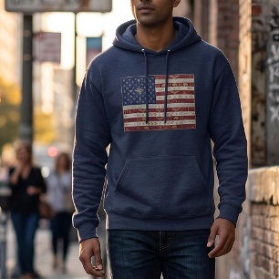 Art Deco Heritage-Flagge   Vereinigte Staaten   19 Hoodie