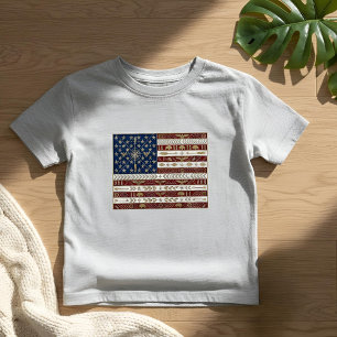 Art Deco Heritage-Flagge Vereinigte Staaten 19 Kleinkind T-shirt