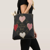 Art Deco Herzen der Leidenschaft Tasche (Von Nahem)