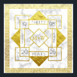 Art Deco Hochzeit Jubiläum Marmorroute Marbella Poster<br><div class="desc">Erstellen Sie Ihr ganz eigenes Art-Déco-Design, inspiriert mit einem großen Gatsby-Design und abstrakten geometrischen Formen in weißem Marmor und Goldfolie. Ersetzen Sie den Beispieltext durch Ihren eigenen für ein personalisiertes Geschenk. Das ist ein wunderbares Geschenk für Hochzeit, Jubiläum, Geburtstag, Vatertag, Muttertag, Werbeaktion, Ruhestand und andere besondere Anlässe. (WICHTIGE HINWEIS: Dieses...</div>