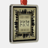 Art Deco Hochzeitsfeier Champagne Gold Gatsby Ornament Aus Metall (Rechts)