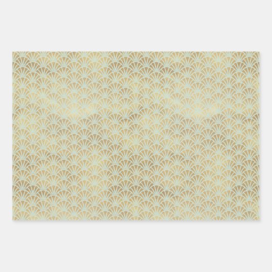 Art Deco Holiday Geschenkpapier Set (Vorderseite 2)