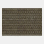 Art Deco Holiday Wedding Geschenk Geschenkpapier Set (Vorderseite 3)