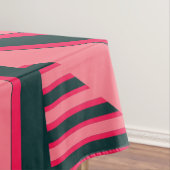 Art Déco Holzkohle Rosa Abstraktes elegantes Muste Tischdecke (Beispiel)