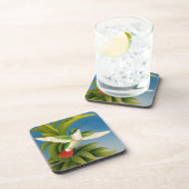 Art Deco Hummingbird Untersetzer Set (Rechte Seite)