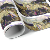 Art Deco Icelandic Pferd Geschenkpapier (Rolleneckpunkt)