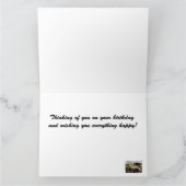 Art Deco Icelandic Pferd Karte (Innenseite)