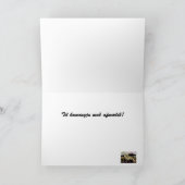 Art Deco Icelandic Pferd Karte (Innenseite)