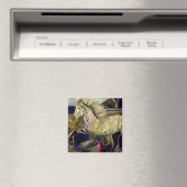 Art Deco Icelandic Pferd Magnet (In Situ (Geschirrspüler))