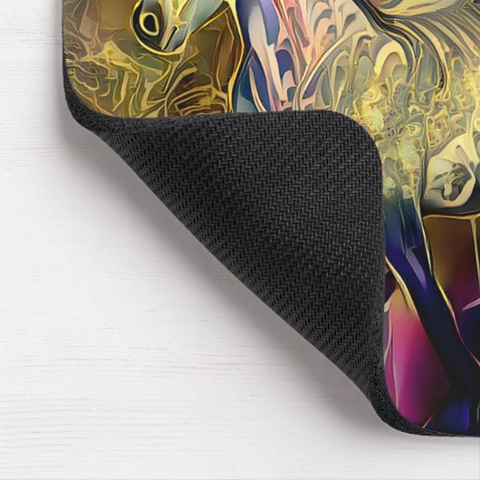 Art Deco Icelandic Pferd Mousepad (Ecke)