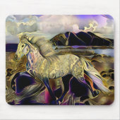Art Deco Icelandic Pferd Mousepad (Vorne)