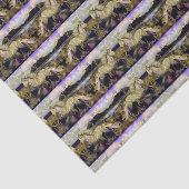 Art Deco Icelandic Pferd Seidenpapier (Ausschnitt)