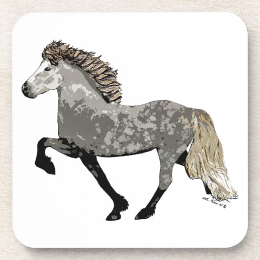 Art Deco Icelandic Untersetzer (Vorderseite)