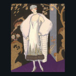 Art Deco Illustration Italienische Kleidung Poster<br><div class="desc">Art Deco Stil Illustration von George Barbier von einer Frau modelliert ein italienisches Kleid und Mantel. George Barbier 1882 - 1932 war einer der großen französischen Illustratoren des frühen 20. Jahrhunderts. Er ist bekannt für seine Aufträge, Theater- und Ballettkostüme zu entwerfen, Bücher zu illustrieren und hochkarätige Couture-Modedarstellungen zu produzieren. Mitte...</div>