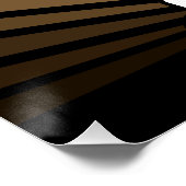 Art déco in Beige Poster (Ecke)