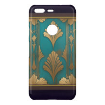 Art Deco in Blau und Gold
