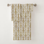 Art Deco in Gold Badhandtuch Set (Insitu)