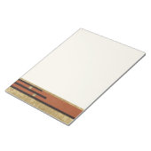 Art Deco in Gold und Beige Notizblock (angewinkelt)