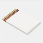 Art Deco in Gold und Beige Post-it Klebezettel (angewinkelt)