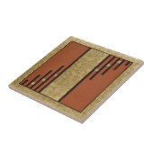 Art Deco in Gold und Tan Fliese (Seite)